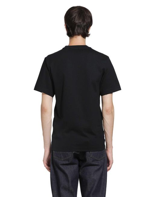 Burberry Black Knight Cotton T-Shirt for men