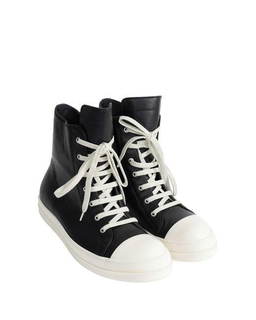 Rick Owens Black Temple Sneaks Sneakers for men