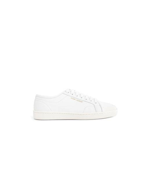 Saint Laurent White Gym Sneakers