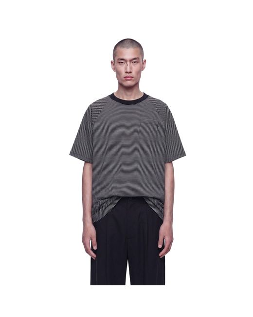 Undercover Gray Striped T-Shirt for men