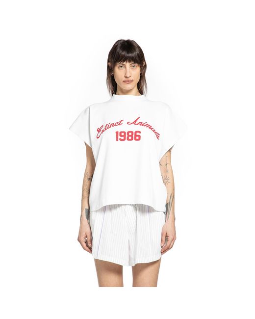 Ssheena White Sheena Extinct Animals T-Shirt