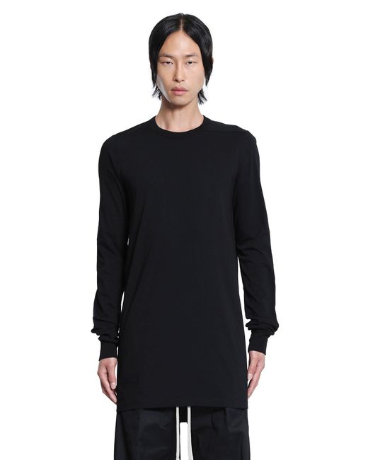 Rick Owens Black Concordians Level Long Sleeve T for men