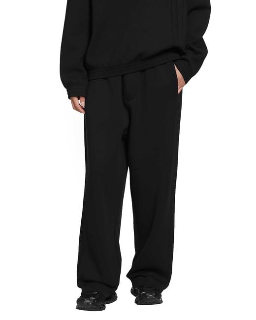 Emporio Armani Black Cotton Sweatpants for men