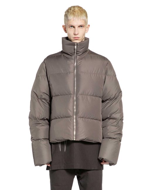 Rick Owens Brown Moncler X Cyclopic Down Jacket for men