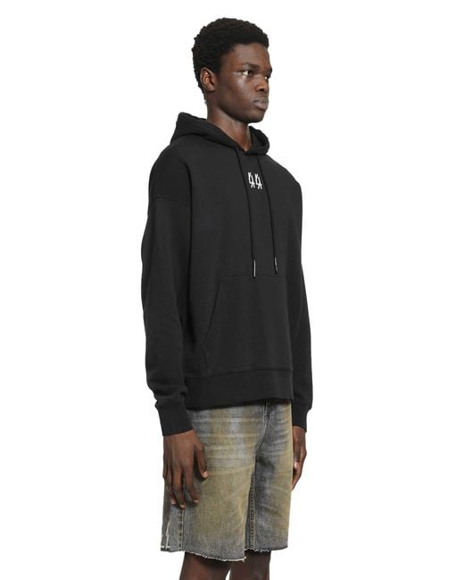 44 Label Group Black Classic 44 Hoodie for men