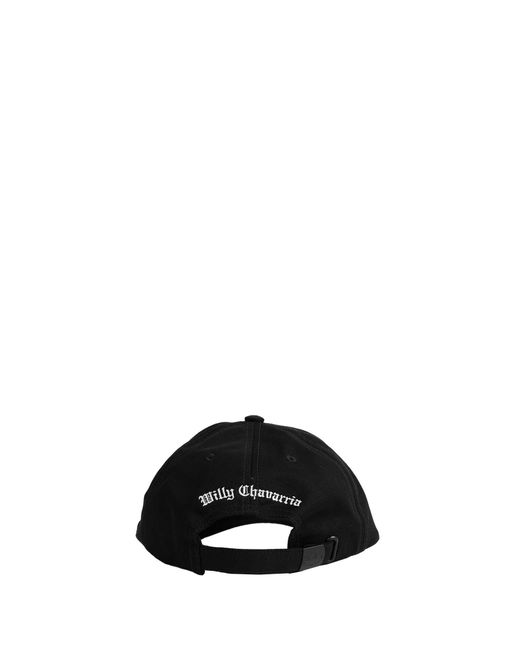 Adidas Black X Willy Chavarria Crest Cap for men
