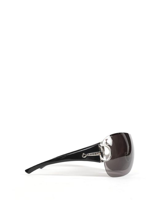Gucci Gray Frameless Mask Sunglasses for men
