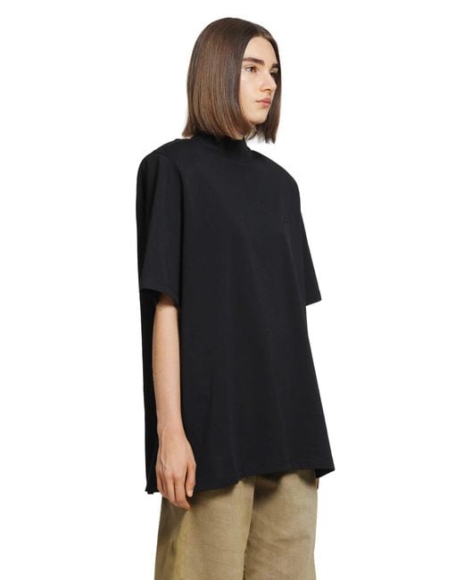 The Attico Black Light Jersey T-Shirt