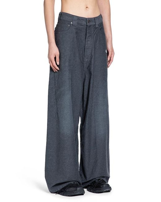 Balenciaga Blue Trompe L'oeil Sweatpants for men