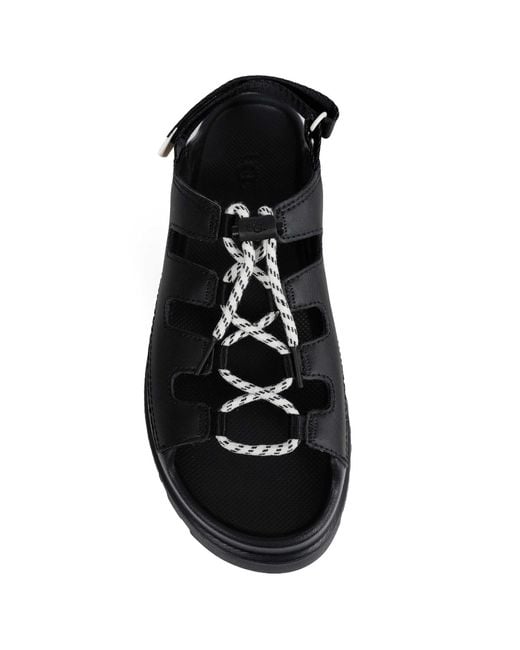 Ugg Black Goldenglow Toggle Sandals