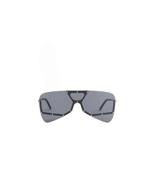Rick Owens Gray Tower Sunglasses for men