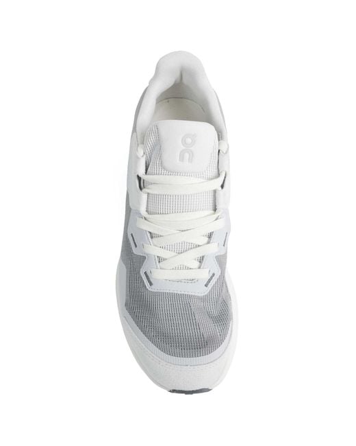 On Shoes White Cloudnova Rift Sneakers for men