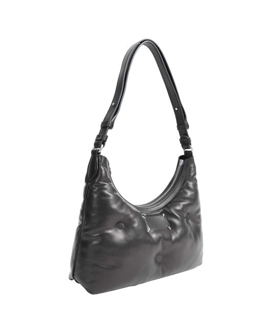 Maison Margiela Black Small Glam Slam Hobo Bag for men