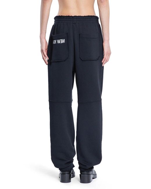 Helmut Lang Blue New York Sweatpants for men