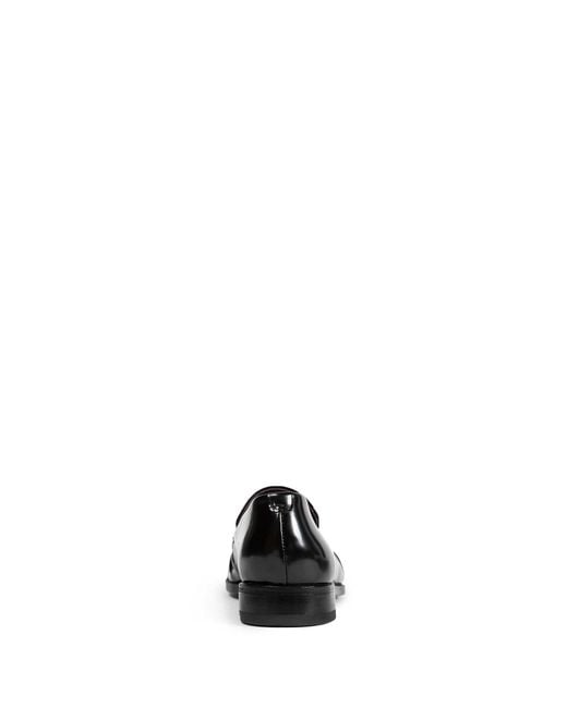 Lardini Black Leather Loafers for men