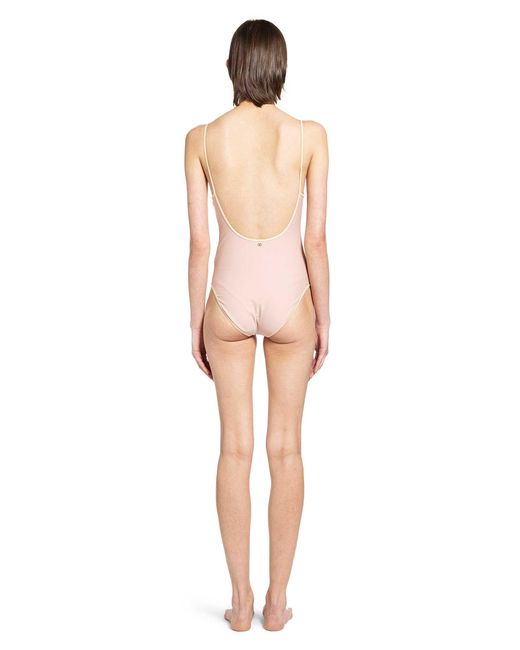Valentino Pink Printed Swimsuit