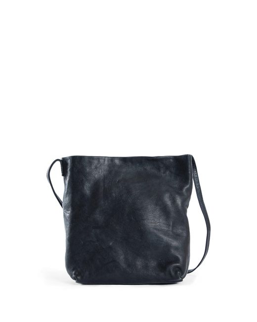 Ann Demeulemeester Blue Vintage Lux Grained Leather