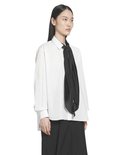 Sacai Black Poplin Shirt
