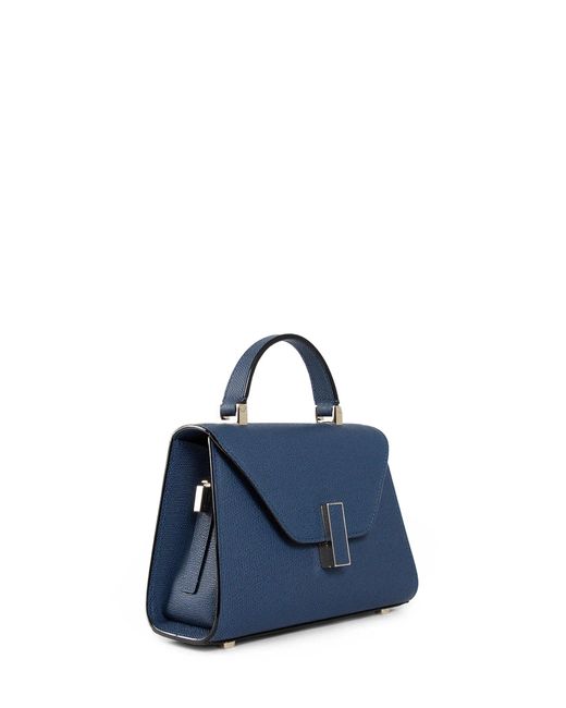Valextra Blue Top Handle Bags