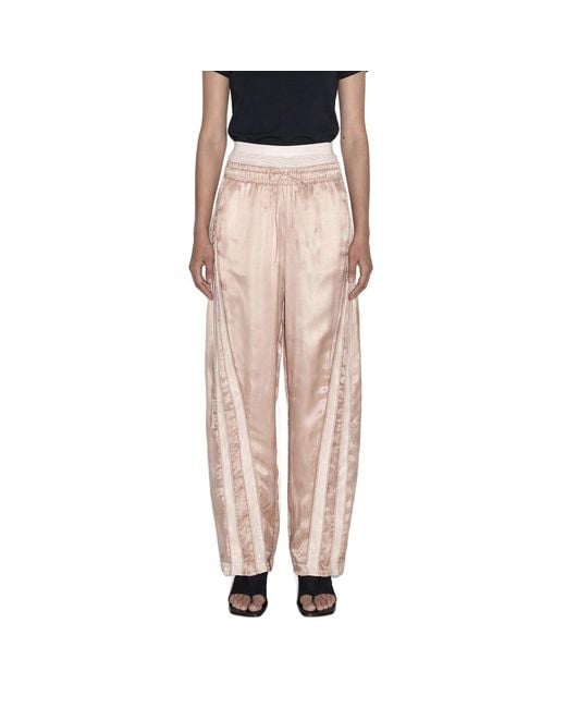 NVL-GARDE Pink Organza Drawstring Pants