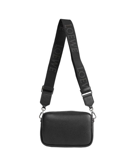 Loewe Black Pebble Messenger Small for men