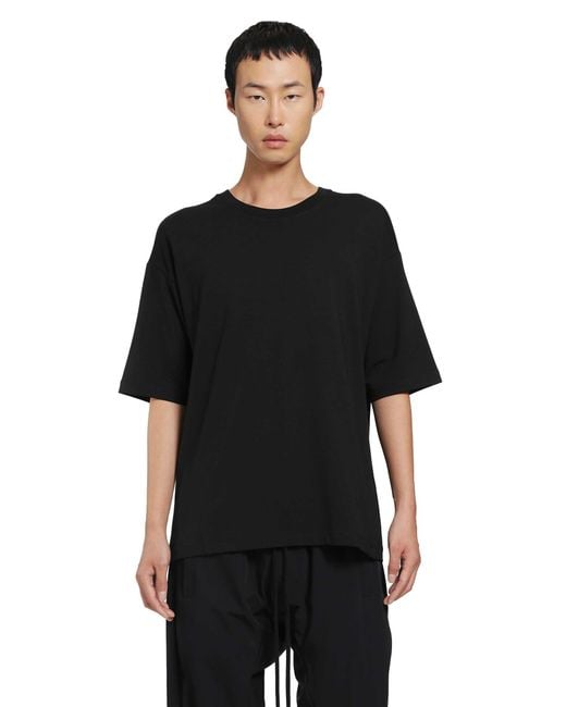 Thom Krom Black Relaxed Fit T-Shirt for men