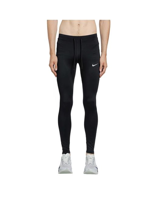 Nike Black Miler Dri-Fit Running Tights for men
