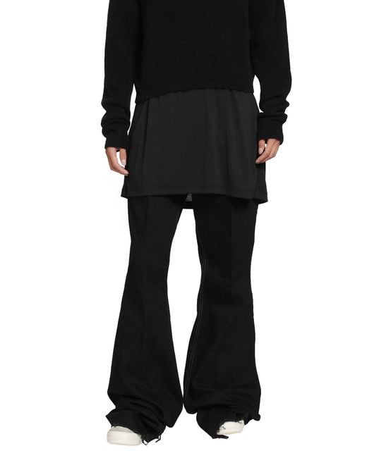 Rick Owens Black Tower Bolan Bootcut for men