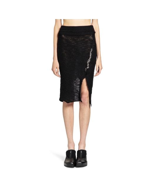 Halo Black Rough Skirt