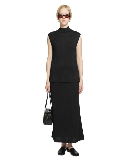 The Row Black Oakson Top