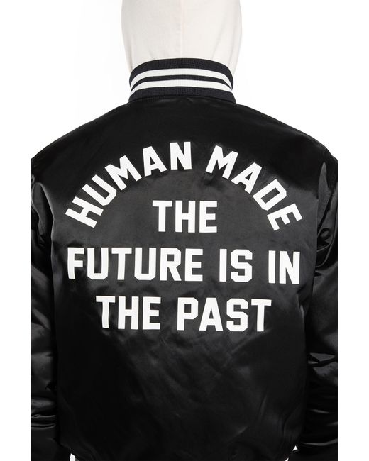 Human Made Black Nylon Stadium Jacket for men