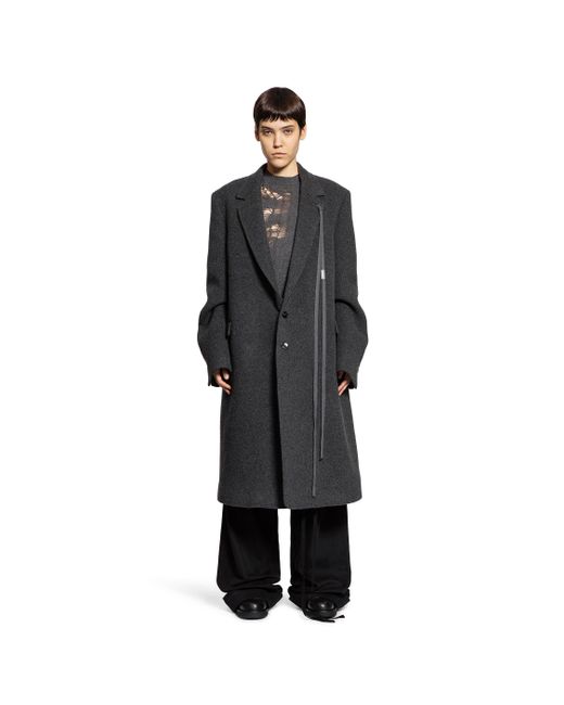 Ann Demeulemeester Black Viv High Comfort Tailored Coat