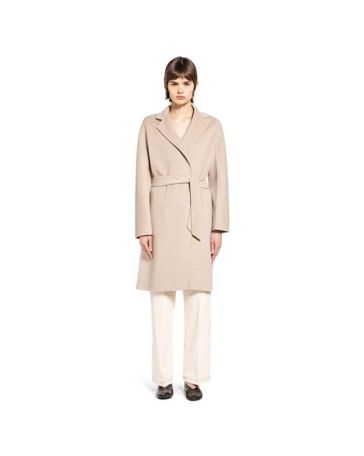 Max Mara Natural Cashmere Robe Coat