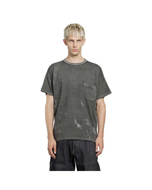 TAIGA TAKAHASHI Gray Lot 601 T-Shirt for men