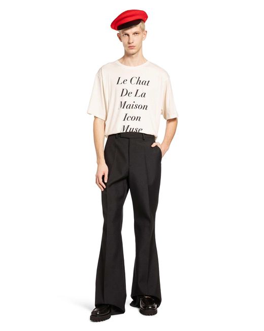 Valentino Natural Le Chat De La Maison Icon Muse Anti Hero T-Shirt for men