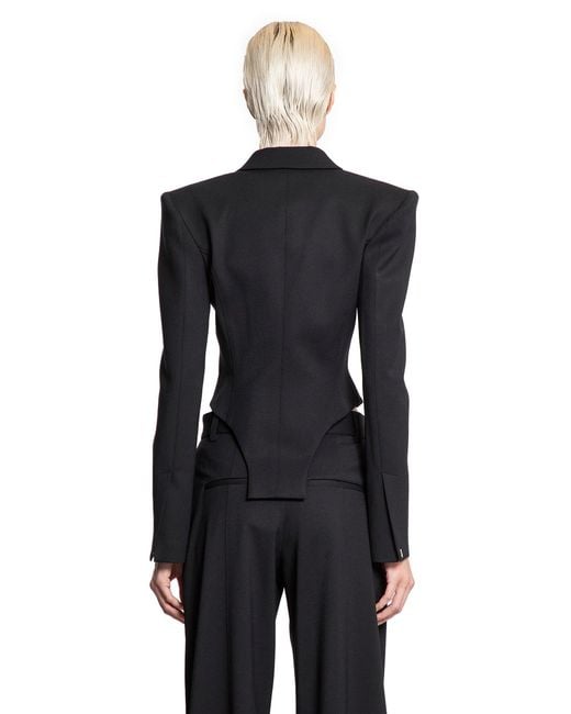 Ssheena Black Zip Blazer
