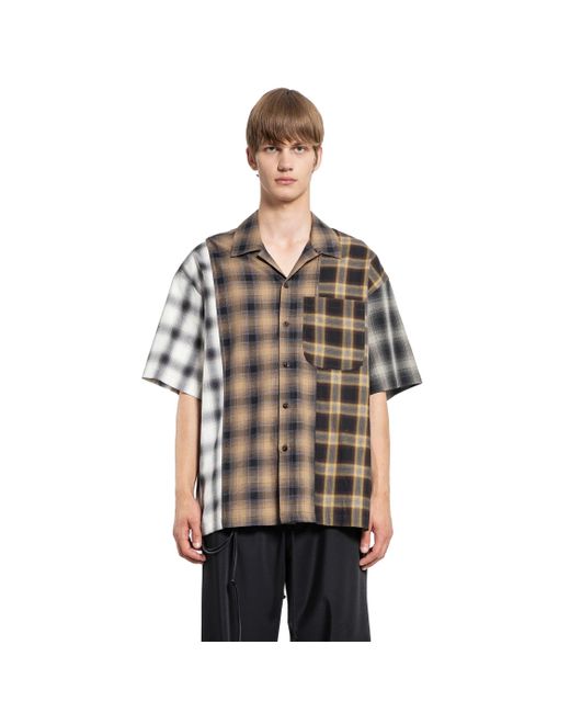 Song For The Mute Black Button-Up Gym Shirt for men