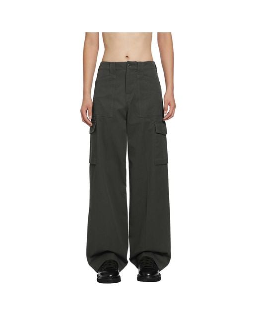 Rier Black Cargo Trousers for men