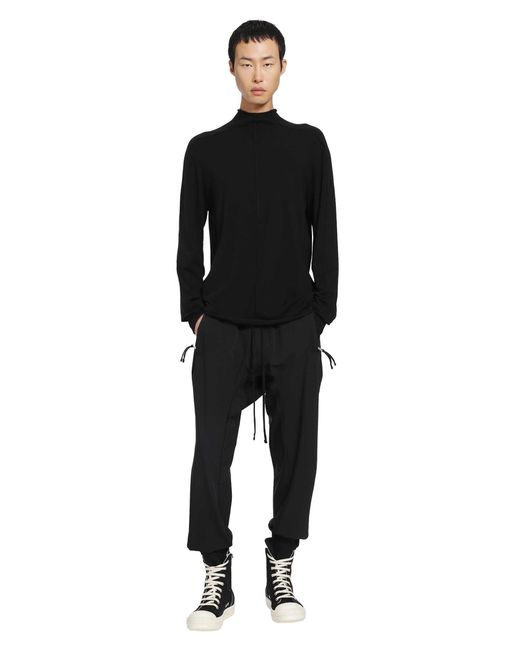Thom Krom Black Knit Cashmere-Blend Sweater for men