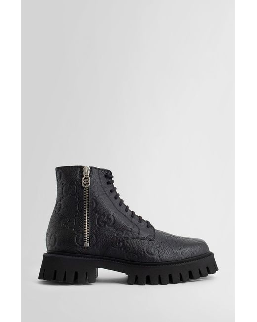 mens black gucci boots