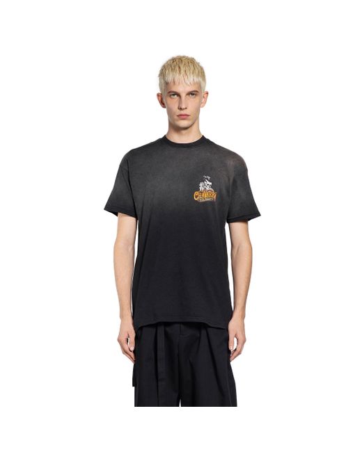 Willy Chavarria Black Chavarria Pomade Easy Tee for men