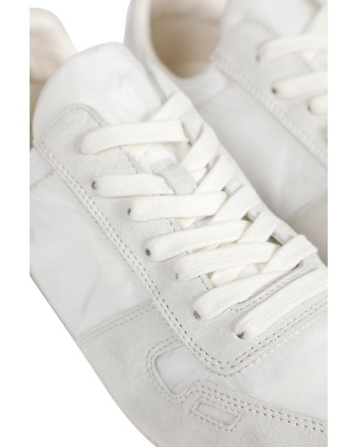 Rick Owens White Temple Minimal Sneakers for men