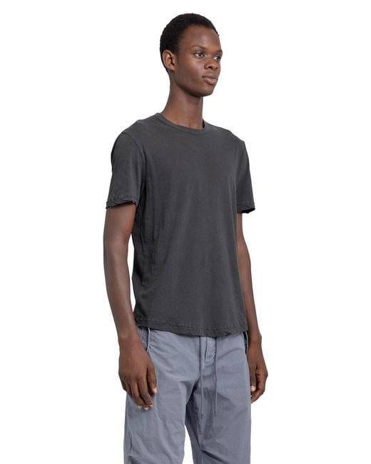 James Perse Blue Clear Jersey Crew T-Shirt for men