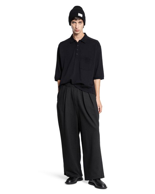 ANCELLM Aging Polo Shirt in Black for Men | Lyst