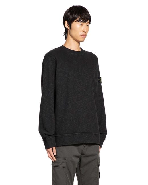 Stone Island Black 6100053 Sweatshirt for men