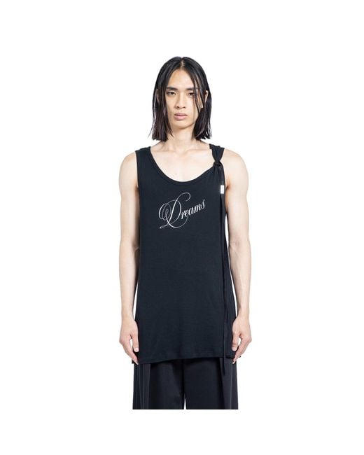 Ann Demeulemeester Blue Seva Dreams Tank Top for men
