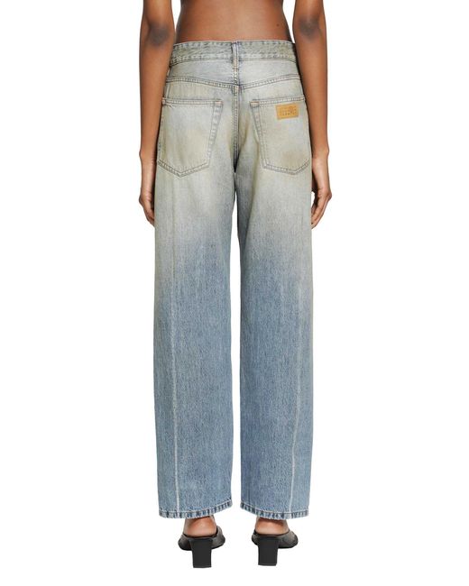 MM6 by Maison Margiela Blue Straight Leg Jeans