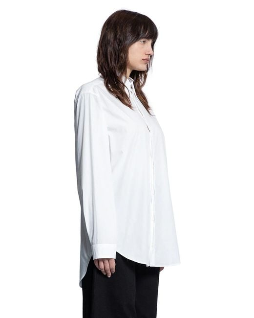 Moncler Genius White Willow Smith Collaboration Cotton Poplin Shirt