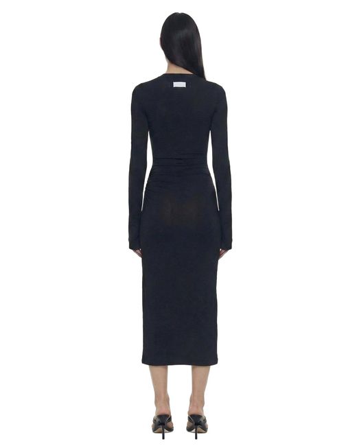 NVL-GARDE Blue L/S Wrap Dress