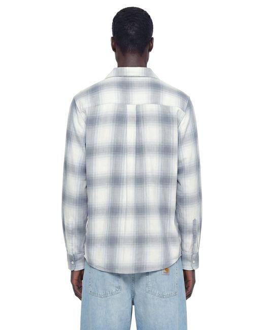 Carhartt Blue L/Tyers Shirt Cotton Twill for men